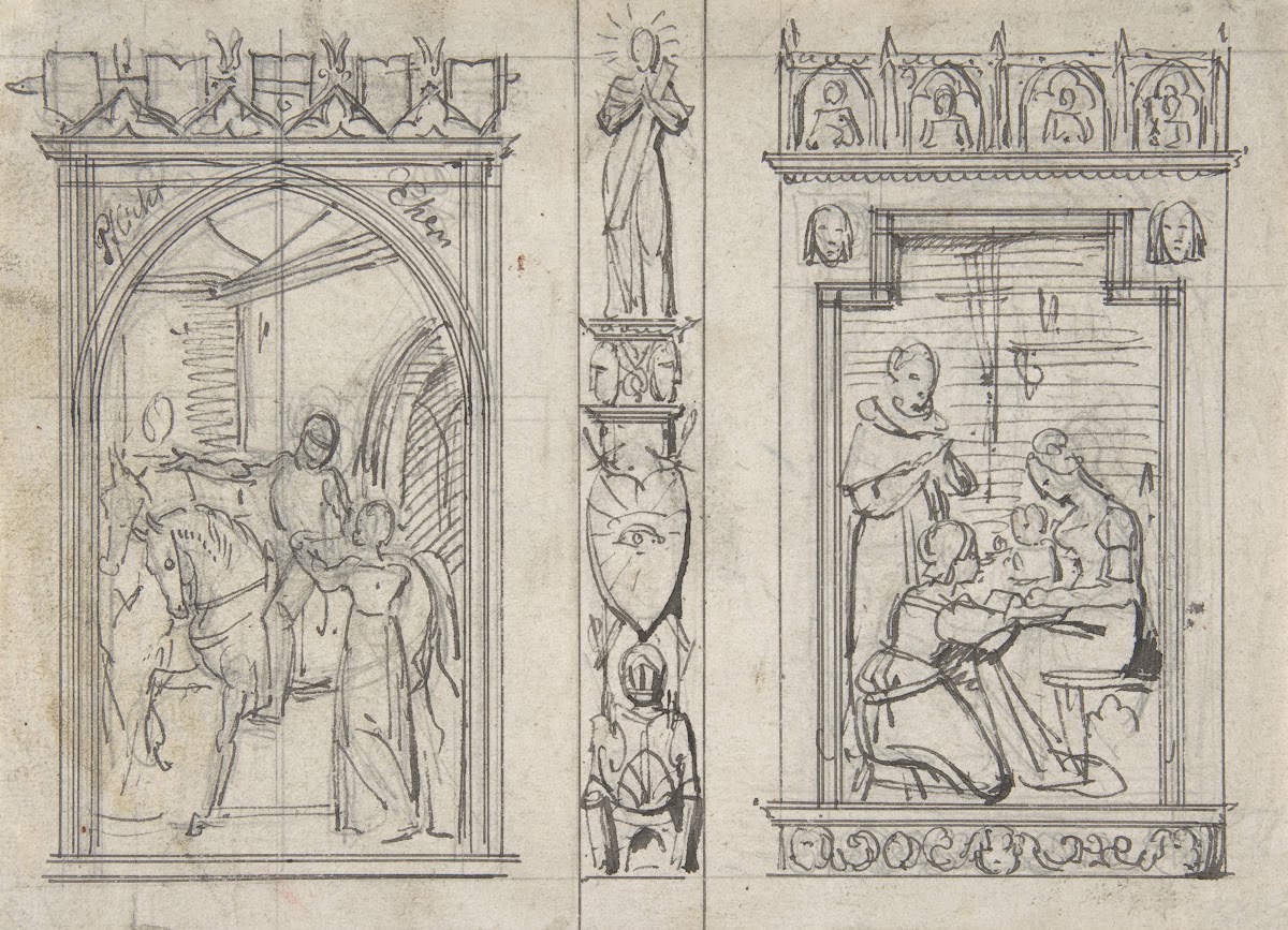 Studies for Two Book Illustrations 180965