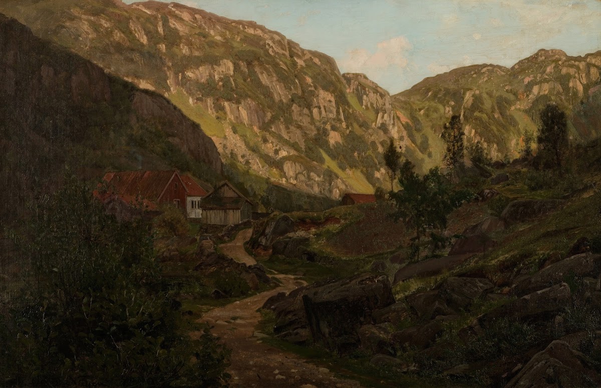 Fra heiene ved Reke 1880