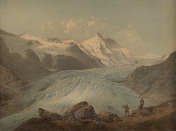 Pasterze Glacier with the Grossglockner 1890
