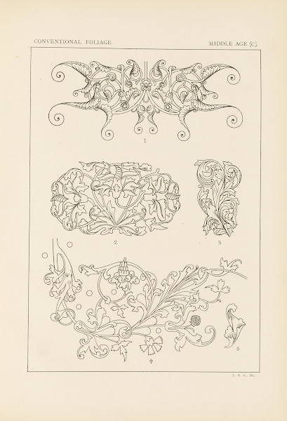 Outlines of ornament in the leading styles Pl55 1881