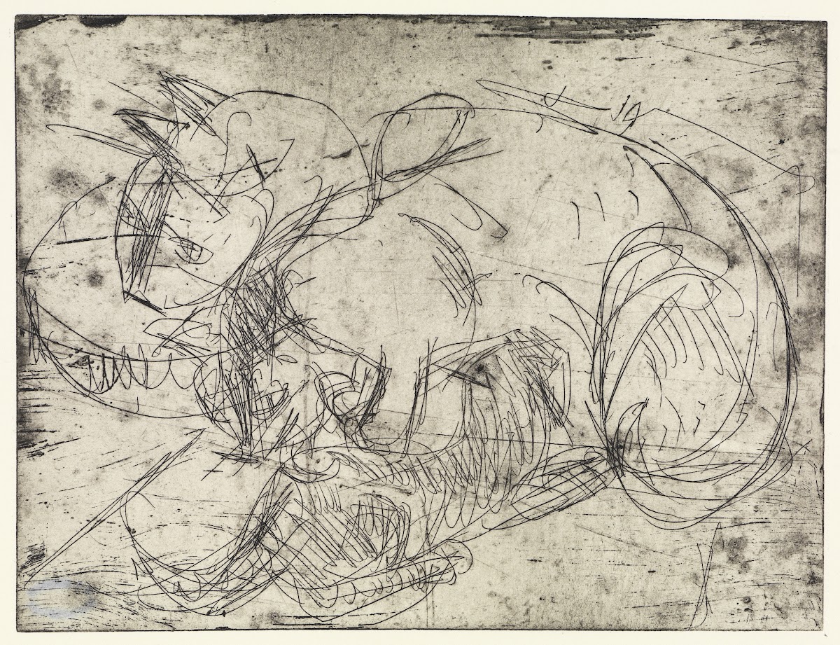 Säugende Katze 1919