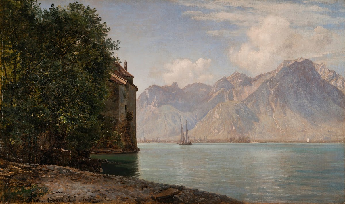 Château De ChillonLake Geneva 1876
