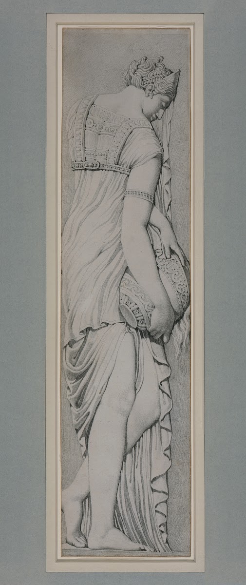 Study of a Nymph from the Fountain of the Innocents after Jean Goujon circa 1802