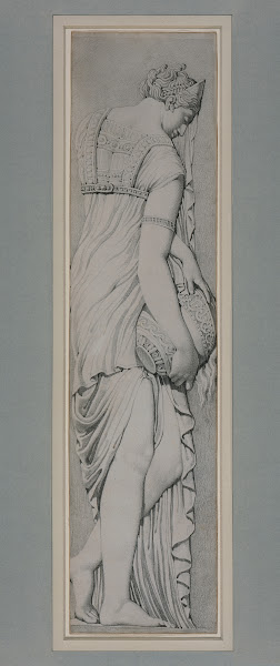 Study of a Nymph from the Fountain of the Innocents after Jean Goujon circa 1802