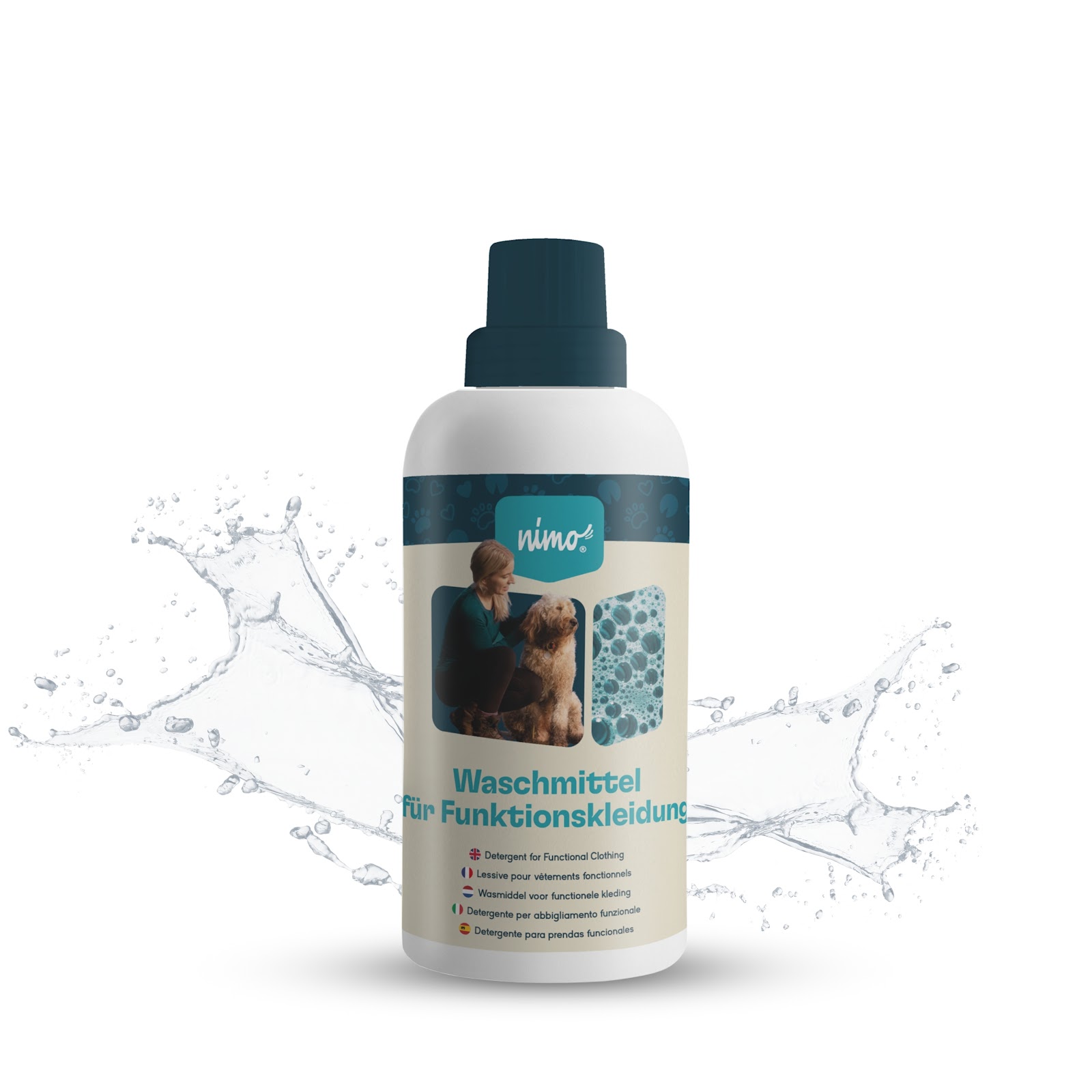 nimo ® detergent for functional clothing outdoor without fragrances & dyes