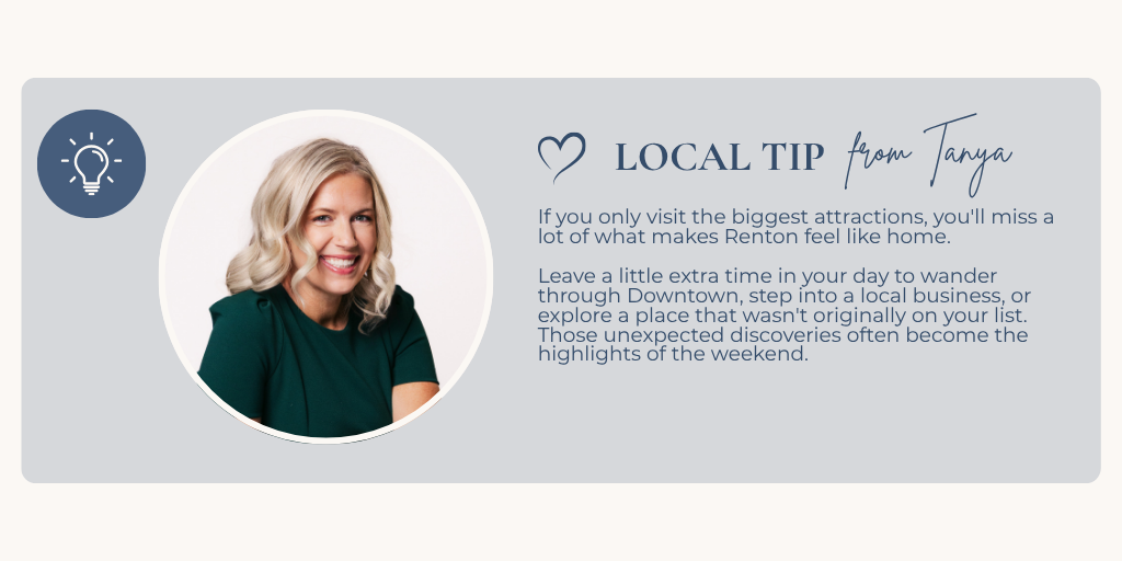 Local tip from Tanya
