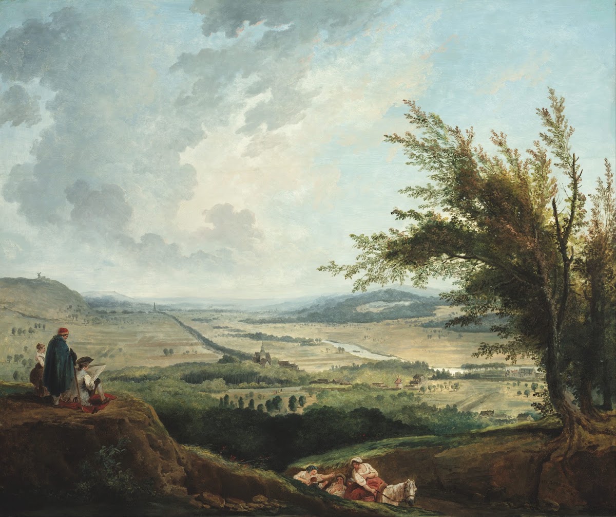 An extensive landscape near Paris 1781