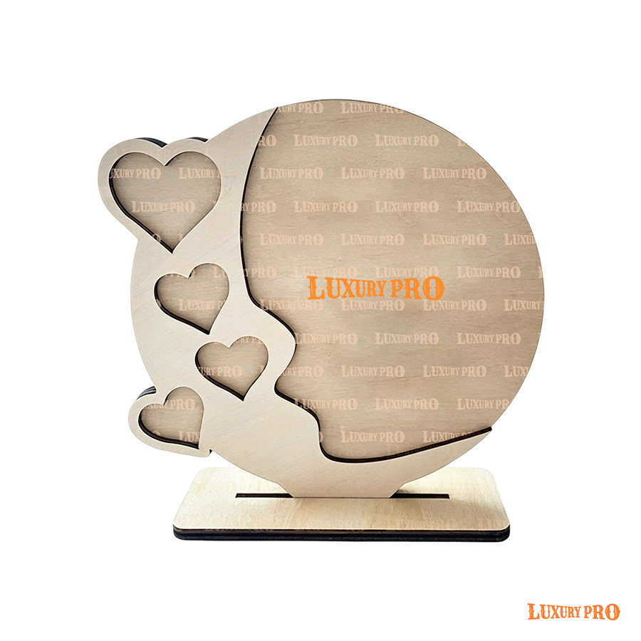 Mother's Day Wooden Heart Ornament