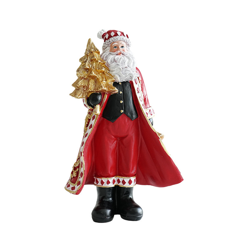 Dekorative Weihnachtsfigur aus Kunstharz