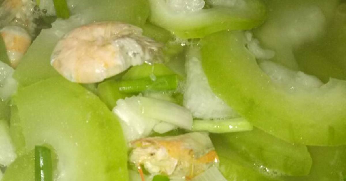 Canh bí tôm thịt