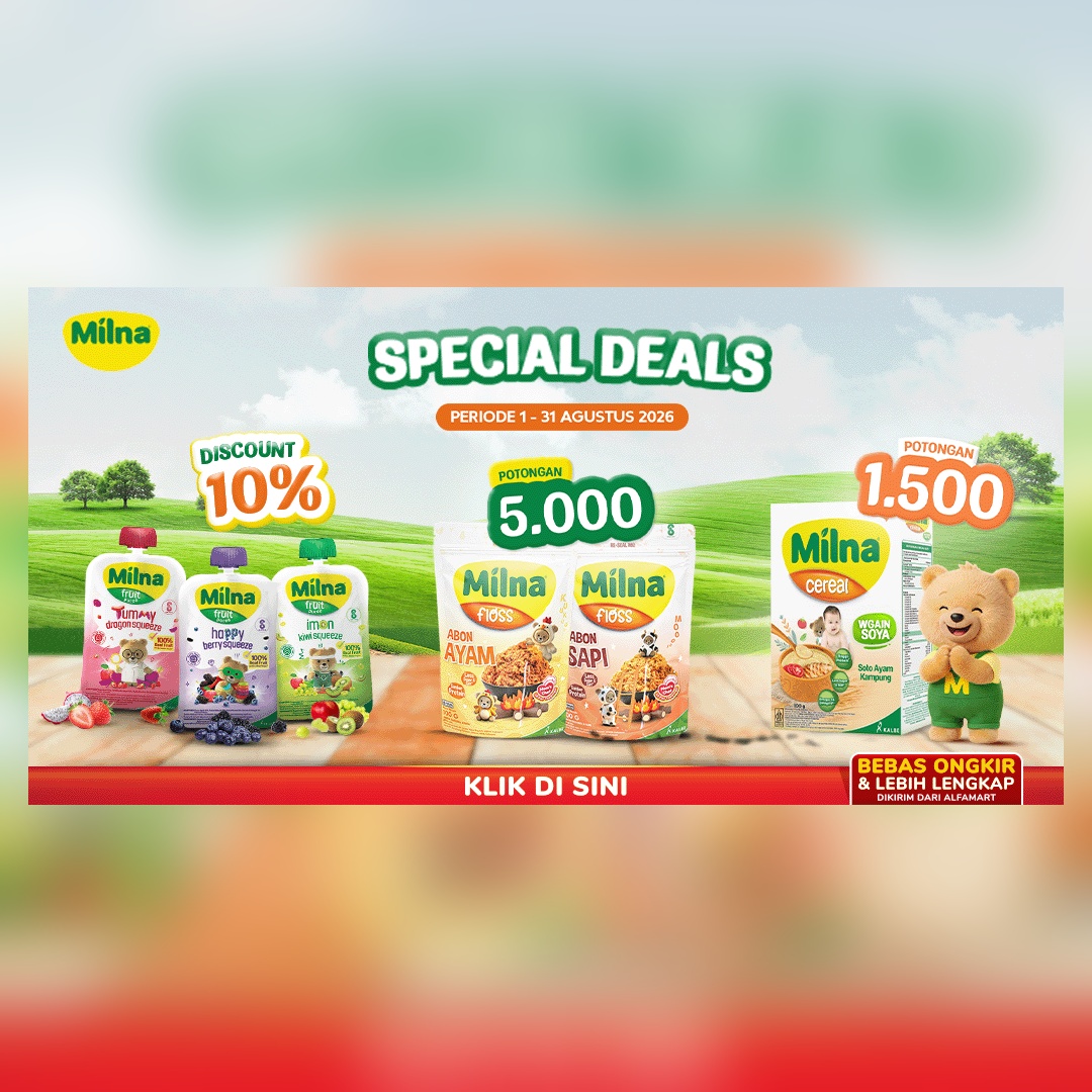 Milna Special Deals 1-31 Agustus 2026