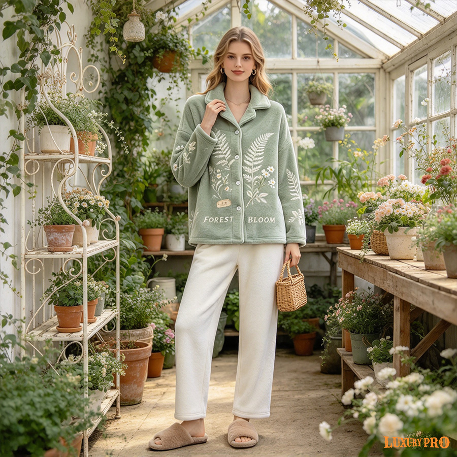 AOP Flannel - TRB Adult Pajama Set - Top