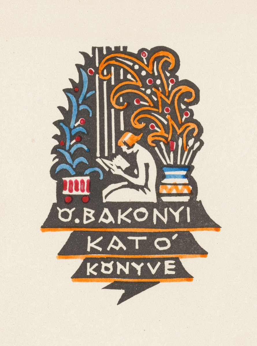 Ex libris van Kató Bakonyi 1932