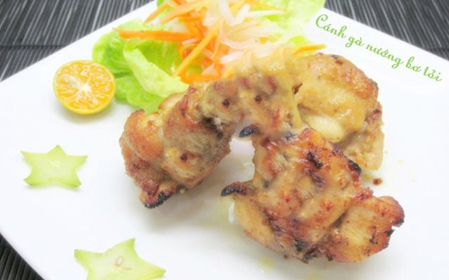 Cánh Gà Nướng Bơ Tỏi