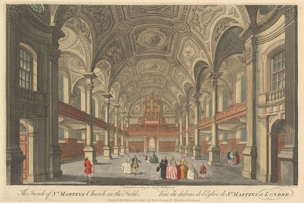 The Inside of St Martins Church in the Fields