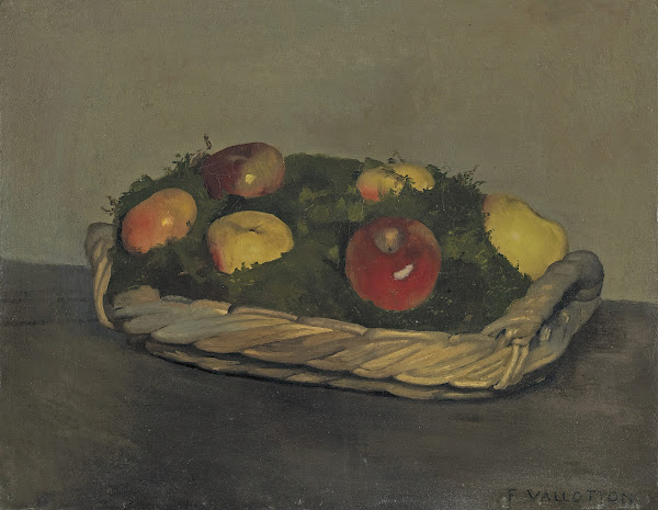 Basket With Red And Yellow Apples