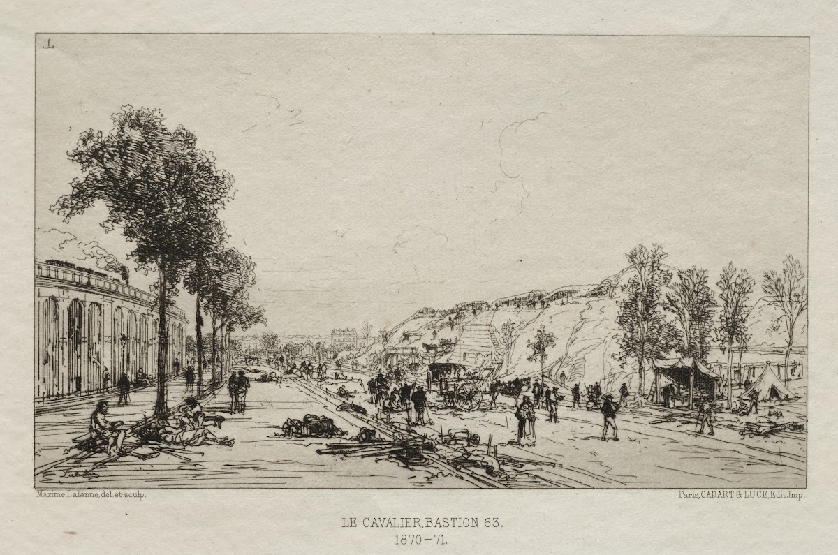 Souvenirs artistiques du Siège de Paris Le Cavalie Bastion 63 187071
