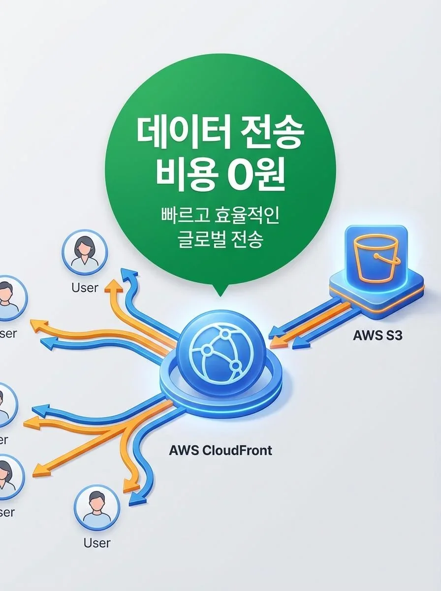 S3와 CloudFront 연동 구조
