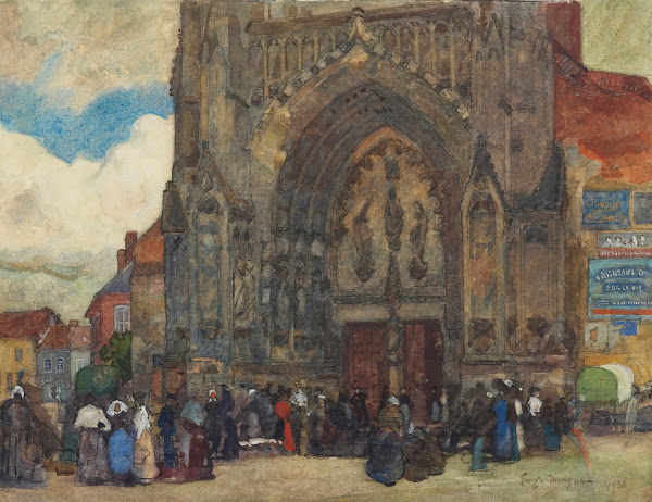 The butter market Montreuil 1906