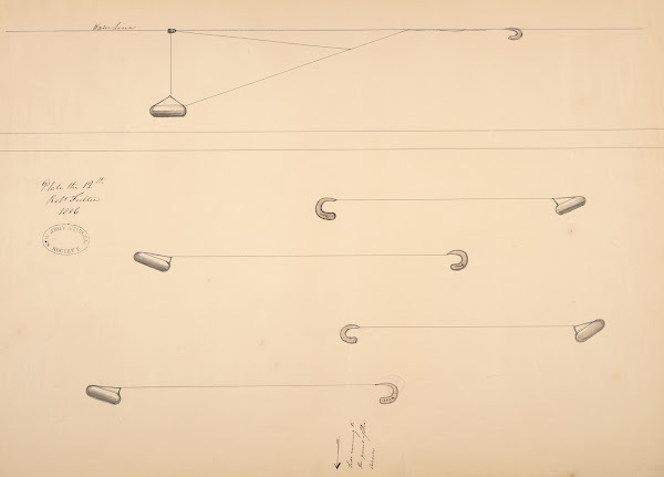 Submarine Bomb hooks and cables 1806