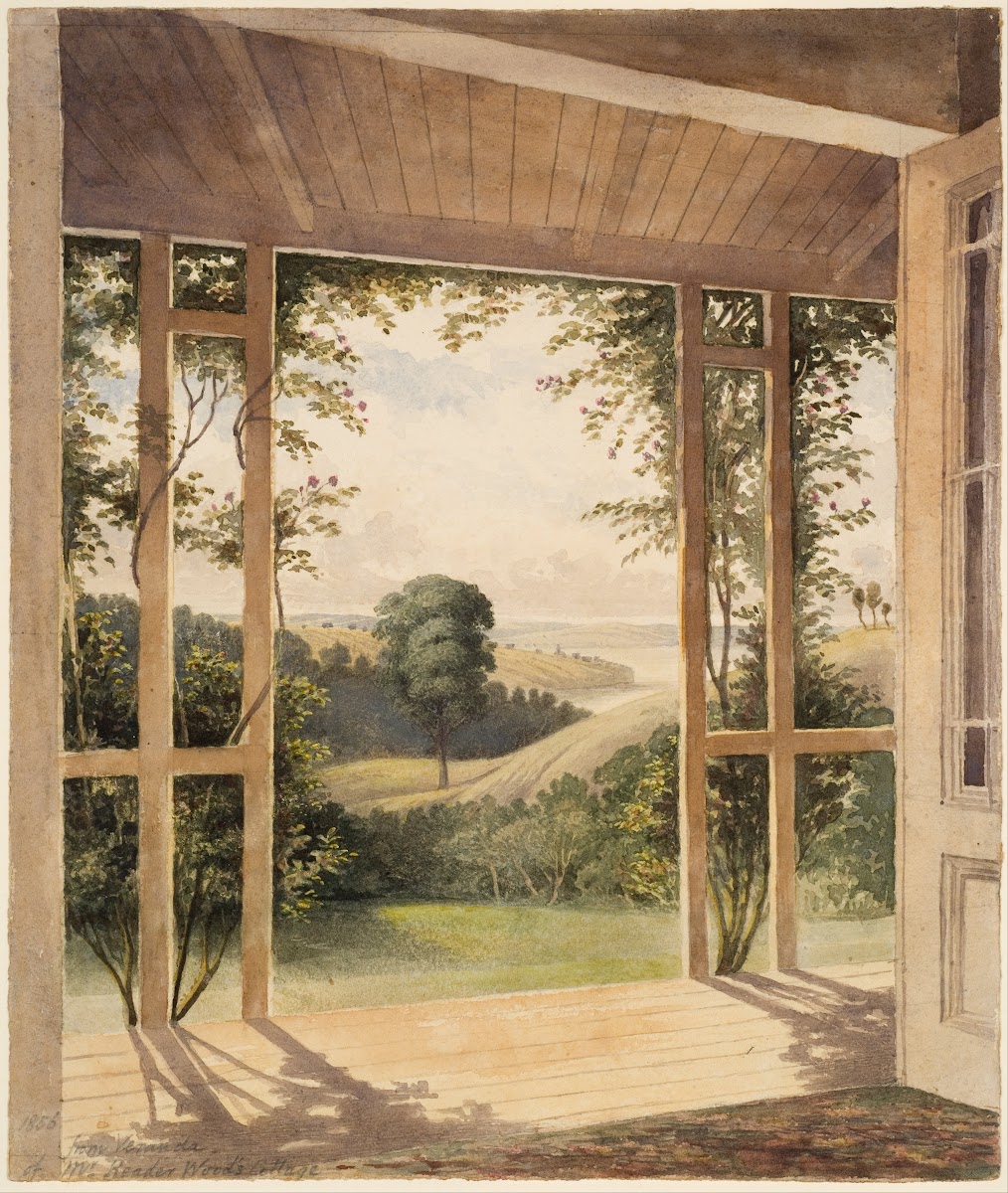 Auckland From The Verandah Of Mr Reader Woods Cottage 1856