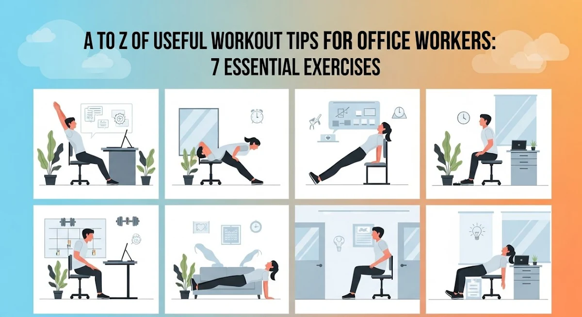 알아두면 유용한 직장인운동의 꿀팁 A to Z: 7가지 필수 운동법