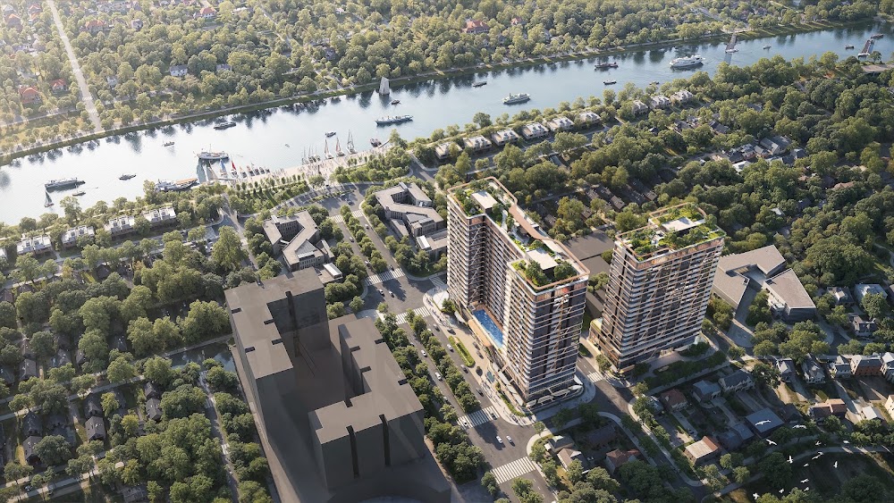 Vị trí Regal Complex bên sông Cổ Cò, khu đô thị Phú Mỹ An Đà Nẵng