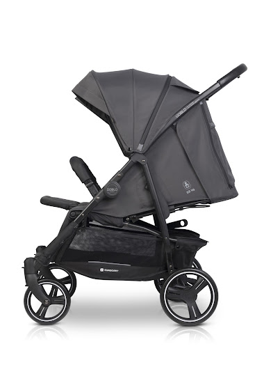 Stroller for twins Euro-Cart Doblo 2024 Iron