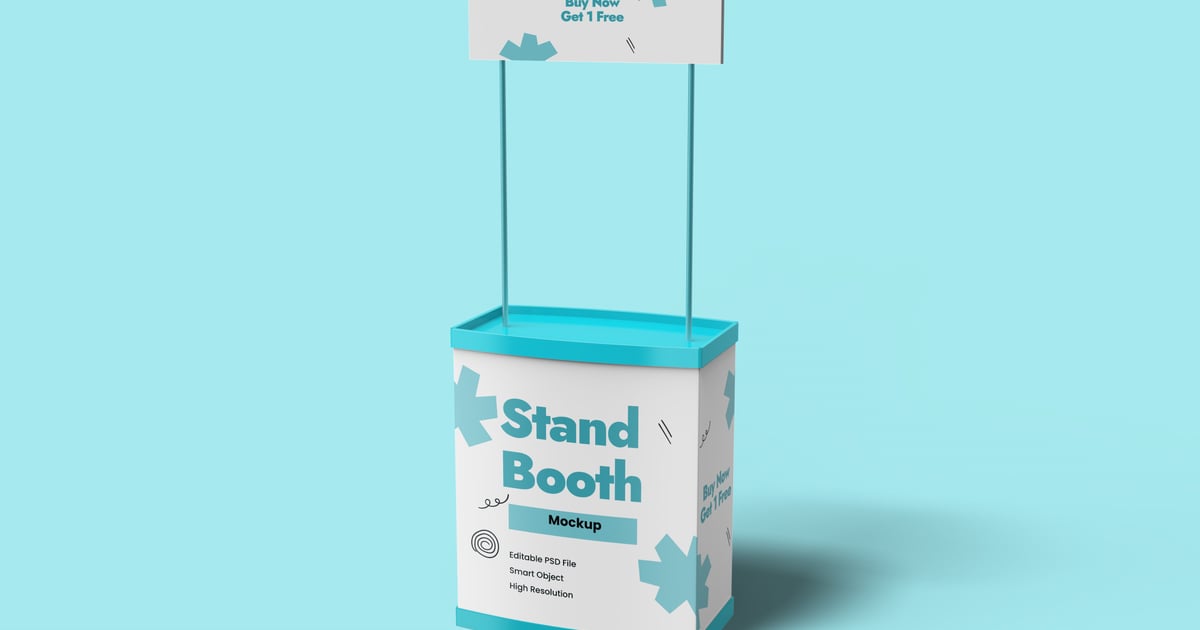 Stand Booth Mockup Free Download – Envato Elements