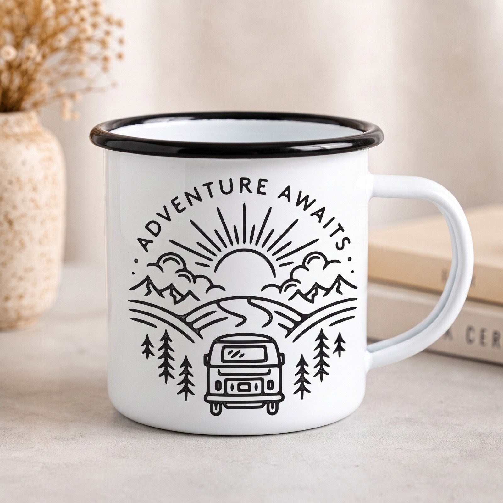 Taza de peltre