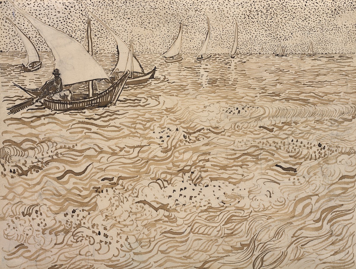 Boats at Saintes Maries 1888
