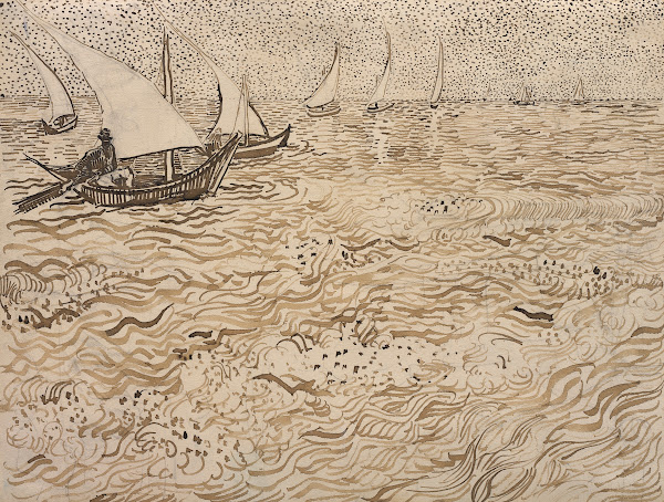 Boats at Saintes Maries 1888