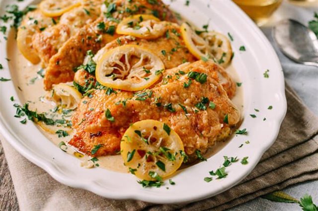 Gà Sốt Chanh - Chicken Francese
