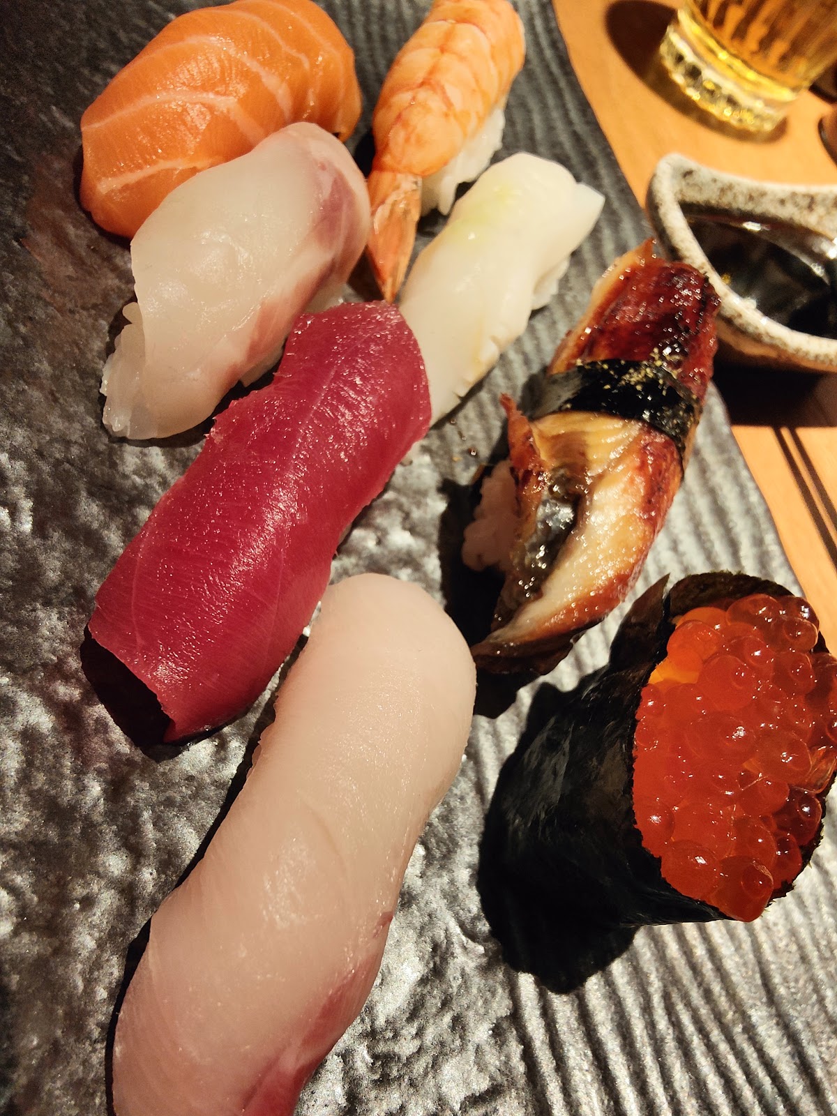 Cena de sushi antes del maratón