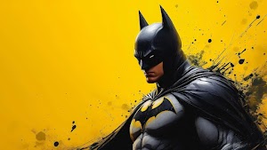 Batman Yellow Art Image