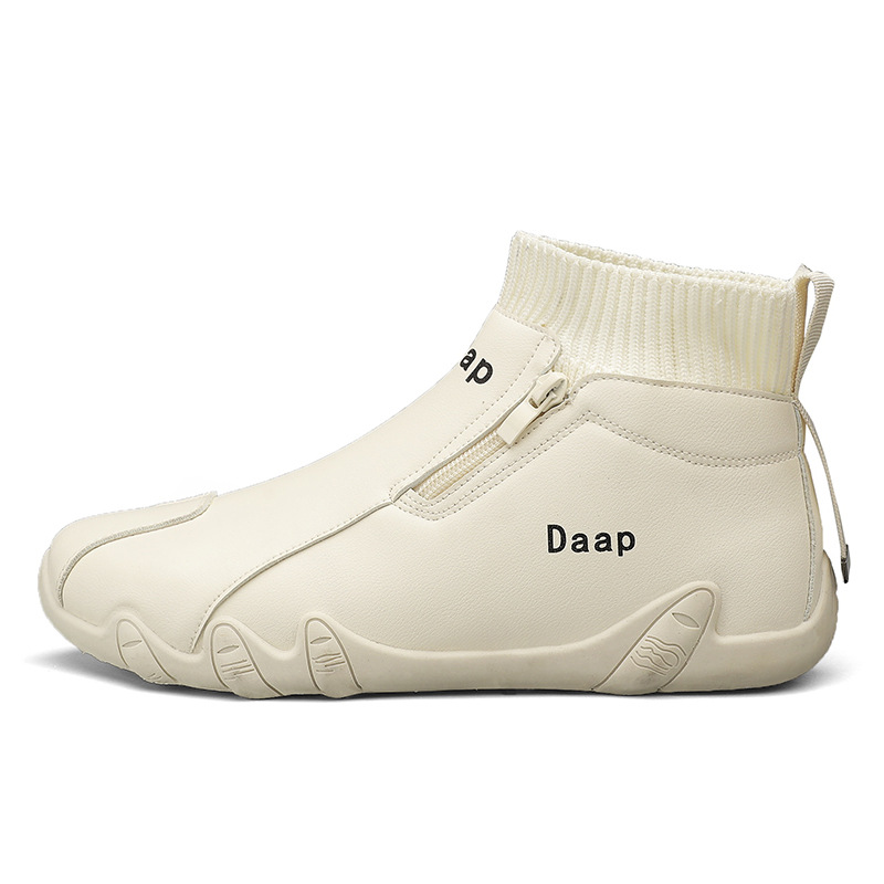Men's vintage-style boots for slipping on