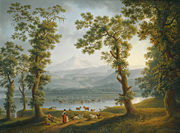 A View Across The Volturno River Towards Alife Piedimonte Matese And The Matese