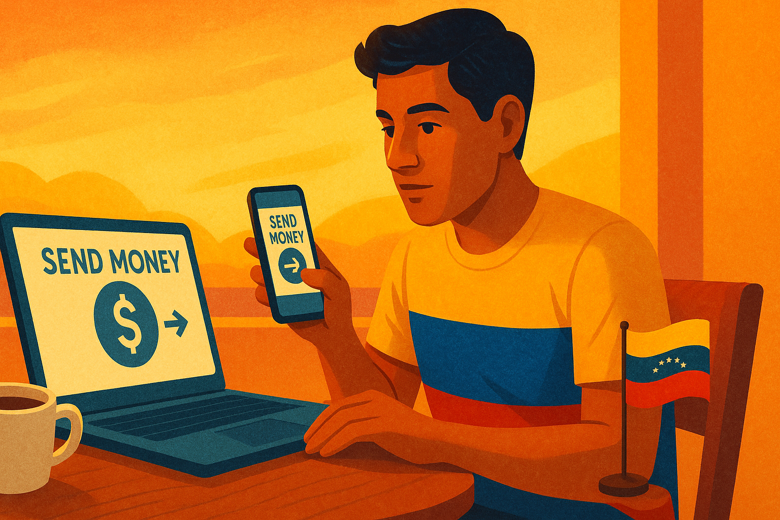 Comparar opciones de remesas seguras para venezolanos en el exterior