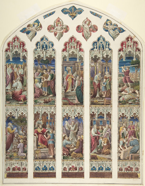 Design for Old Testament Window ca 1870