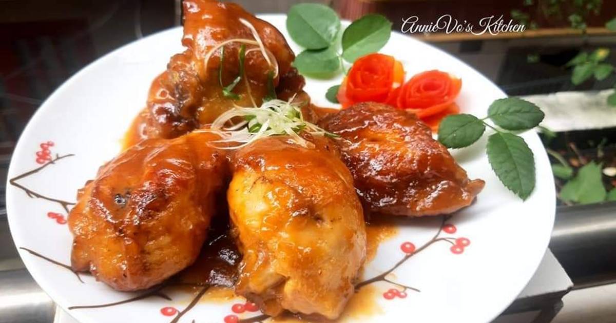 Đùi gà sốt dầu hào