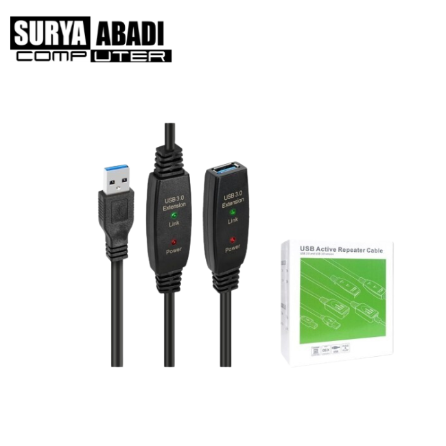 KABEL EXT USB NYK 5 M (CHIPSET)