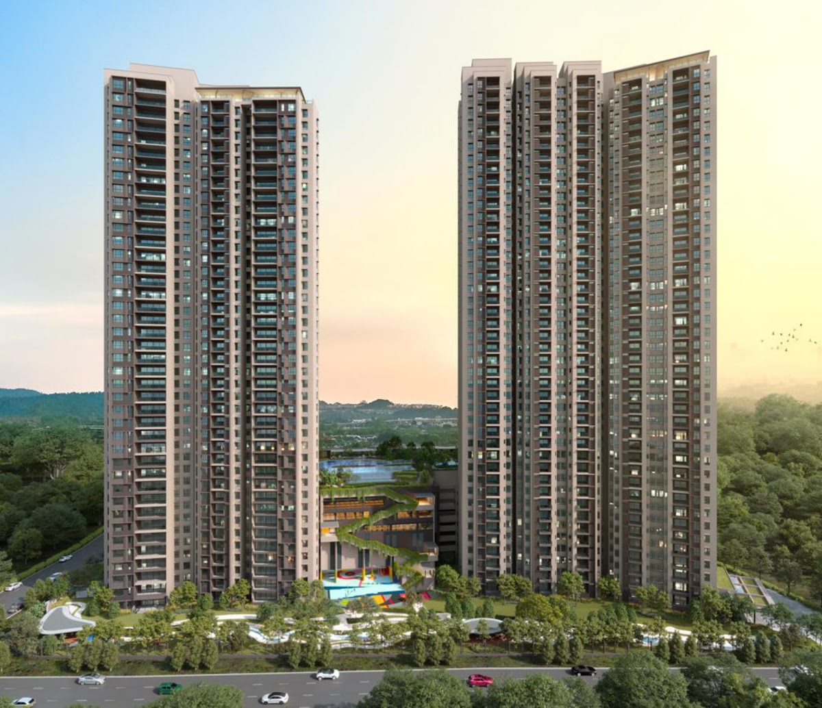 Ayanna Resort Residences @ Bukit Jalil — facade 1 ground view