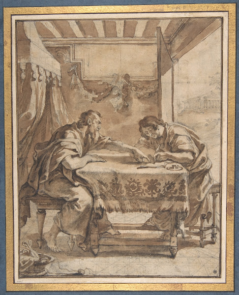 St Paul Dictating at Ephesus 17th century