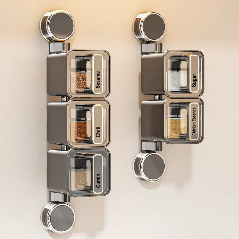 Rotating Spice Box with Suction Cup