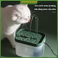 Máy Lọc Nước Cho Mèo Đài Phun Nước 1.5L Dành Cho Mèo Dòng Chảy Tự Động Yên Tĩnh Không Thấm Thú Cưng Uống Với Vòi Khuỷu Tay Hydrogen065