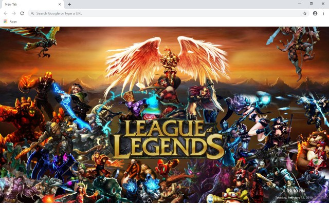 League of Legends New Tab