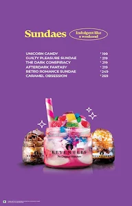 Keventers - Milkshakes & Desserts menu 2