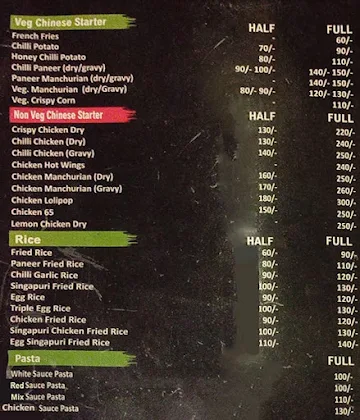 Sidhu Moose Wala Fan Restaurant menu 