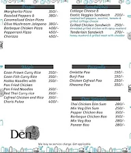 The Den menu 7