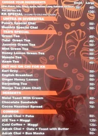 K.K Cafe House menu 1